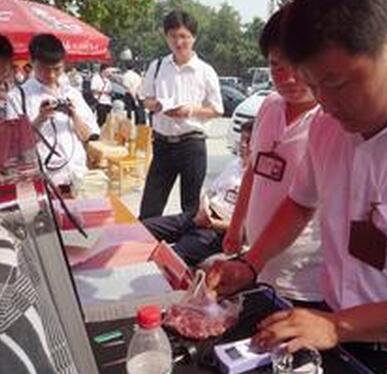 食藥部門監測餐飲企業肉類水分